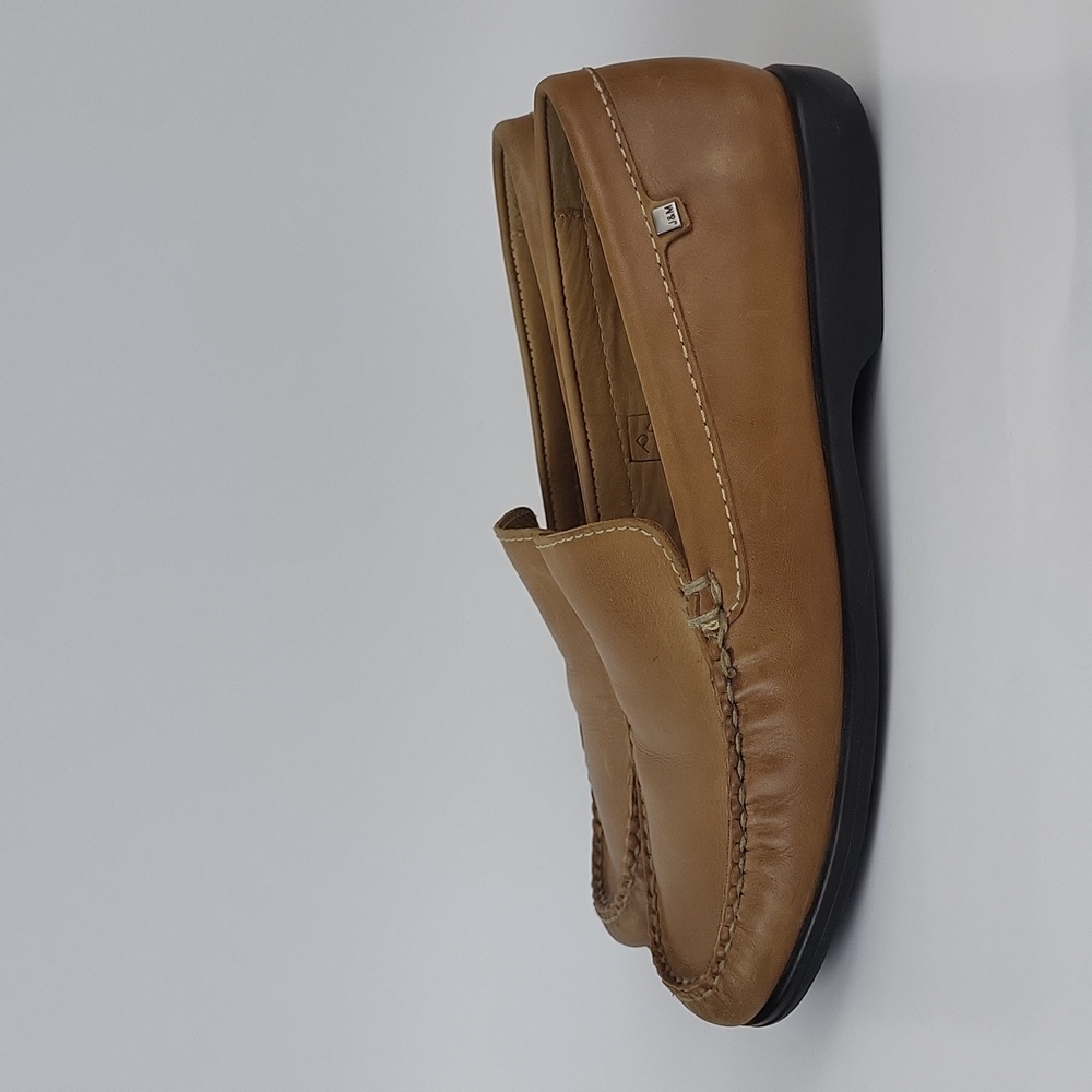 Women's Johnston & Murphy Tan Leather Slide on Loafer